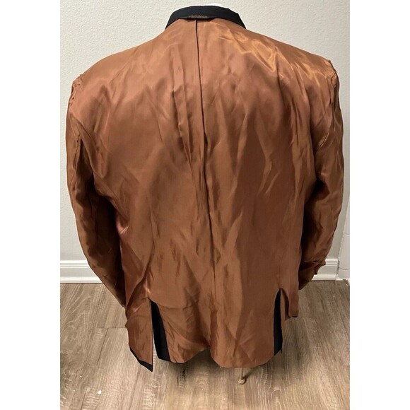 Joseph Jos A Bank Black Wool 2 Button Sport Coat Blazer Mens 44L Slim Fit - Picture 10 of 16